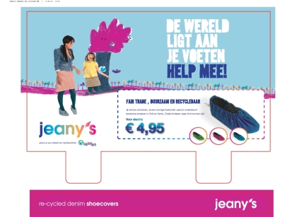 Jeany's Denim Shoecovers | Duurzame schoenslofjes van gerecyclede spijkerstof